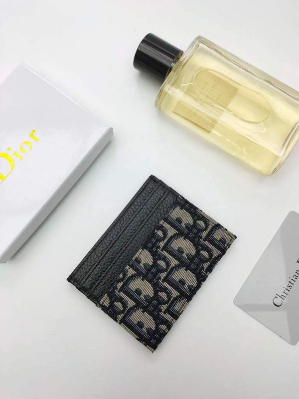 Dior S2098 Wallet 30 Montaigne card holder M928 Dior Oblique Jacquard Blue | Dior S2098 Wallet M928 30 montaigne card holder 22