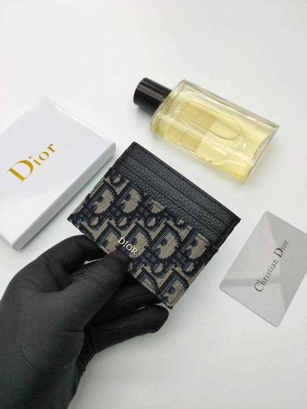Dior S2098 Wallet 30 Montaigne card holder M928 Dior Oblique Jacquard Blue | Dior S2098 Wallet M928 30 montaigne card holder 23