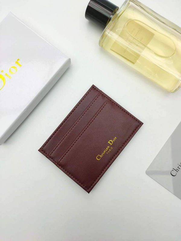 Dior S2098 Wallet 30 Montaigne card holder M928 Wine Red | Dior S2098 Wallet M928 30 montaigne card holder wine red 3