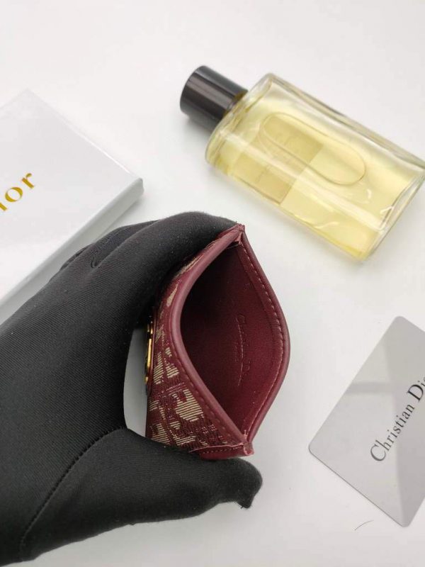 Dior S2098 Wallet 30 Montaigne card holder M928 Wine Red | Dior S2098 Wallet M928 30 montaigne card holder wine red 5