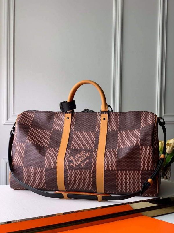 LV N40360 Louis Vuitton M41416 Keepall Bandouliere 50 Brown | LV N40360 Louis Vuitton M41416 keepall bandouliere 50 Brown 1