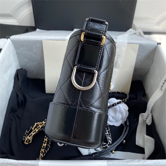 Chanel A91810 Gabrielle Small Hobo Bag Black | chanel a91810 gabrielle small hobo bag black 4