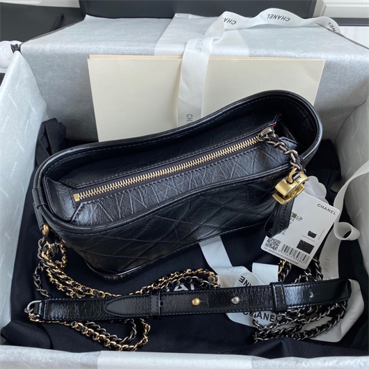 Chanel A91810 Gabrielle Small Hobo Bag Black | chanel a91810 gabrielle small hobo bag black 6