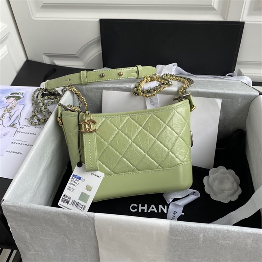 Chanel A91810 Gabrielle Small Hobo Bag Dark green | chanel a91810 gabrielle small hobo bag dark green 2