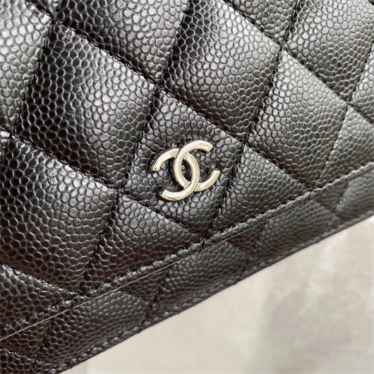 Chanel AP1649 Mini Wallet on Chain Grained Calfskin Black | chanel ap1649 mini wallet on chain grained calfskin black 3