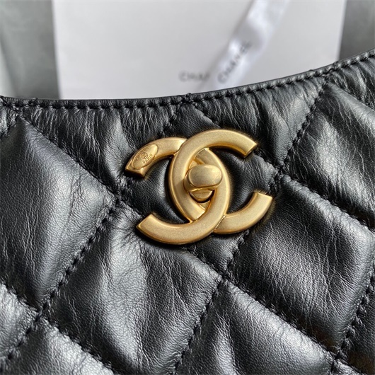 Chanel AS2213 Shopping Bag Calfskin Black | chanel as2213 shopping bag calfskin black 4