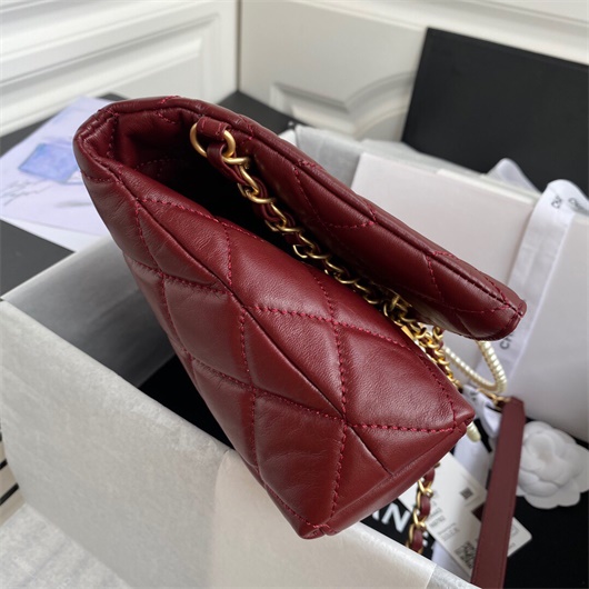 Chanel AS2213 Shopping Bag Calfskin Wine Red | chanel as2213 shopping bag calfskin wine red 6