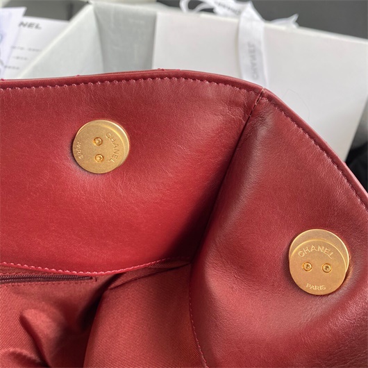Chanel AS2213 Shopping Bag Calfskin Wine Red | chanel as2213 shopping bag calfskin wine red 8