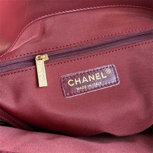 Chanel AS2213 Shopping Bag Calfskin Wine Red | chanel as2213 shopping bag calfskin wine red 9
