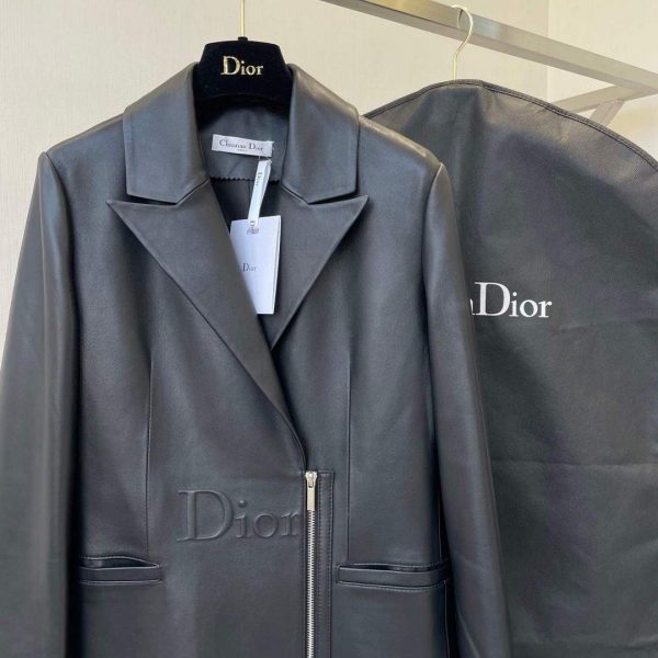 Dior 125V43 Women's Cropped Jacket 38116 Black Lambskin | dior 125v43 womens cropped jacket 38116 black lambskin 2