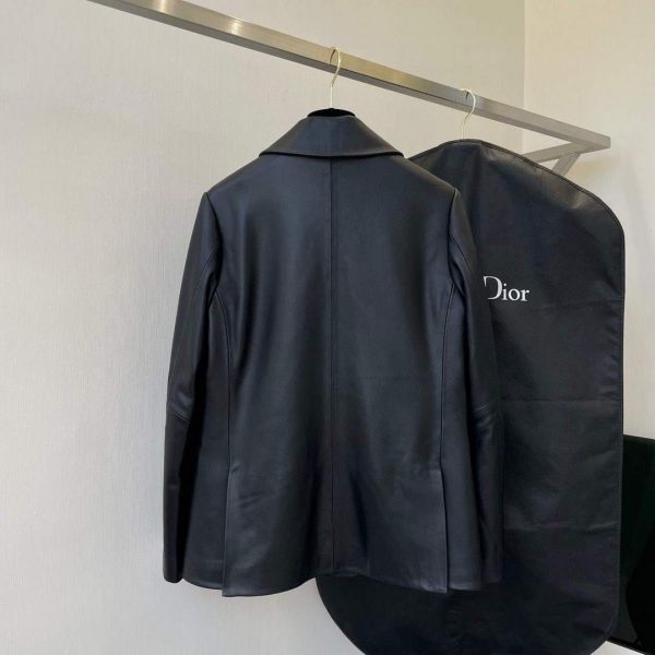 Dior 125V43 Women's Cropped Jacket 38116 Black Lambskin | dior 125v43 womens cropped jacket 38116 black lambskin 3