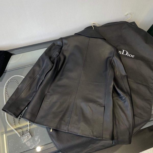 Dior 125V43 Women's Cropped Jacket 38116 Black Lambskin | dior 125v43 womens cropped jacket 38116 black lambskin 8