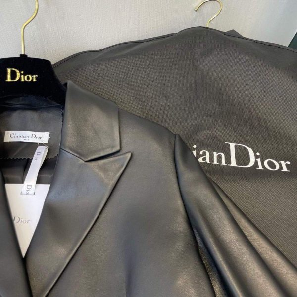 Dior 125V43 Women's Cropped Jacket 38116 Black Lambskin | dior 125v43 womens cropped jacket 38116 black lambskin 9