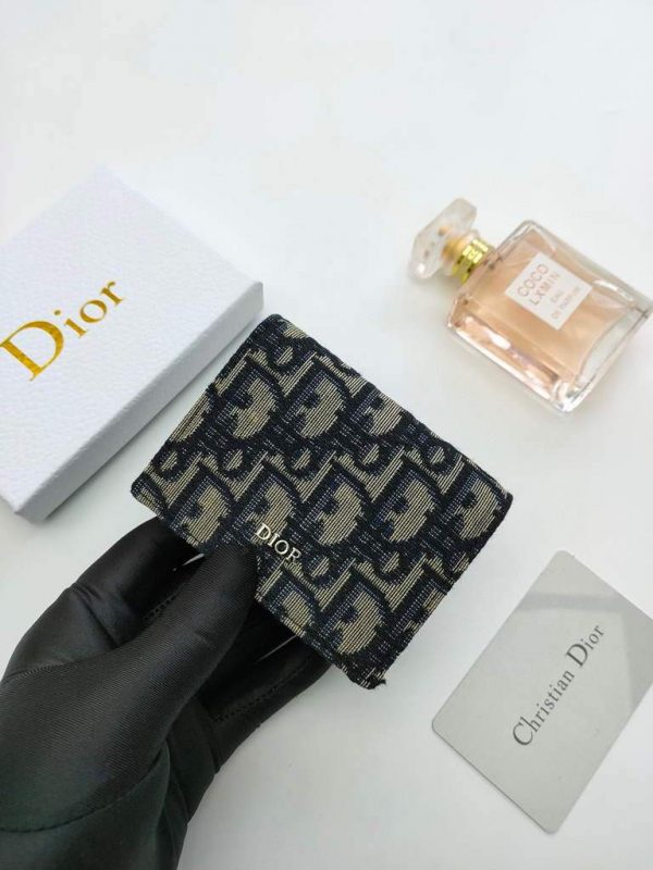 Dior Dior Wallet Mini Lady Blue S0178 Dior Oblique Jacquard Blue | dior dior wallet mini lady blue s0178 dior oblique jacquard blue 22