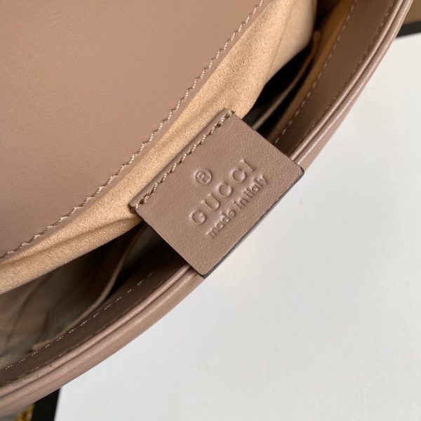 Gucci ‎547260 GG Marmont Mini Top Handle Bag Light Pink - luxibagsmall