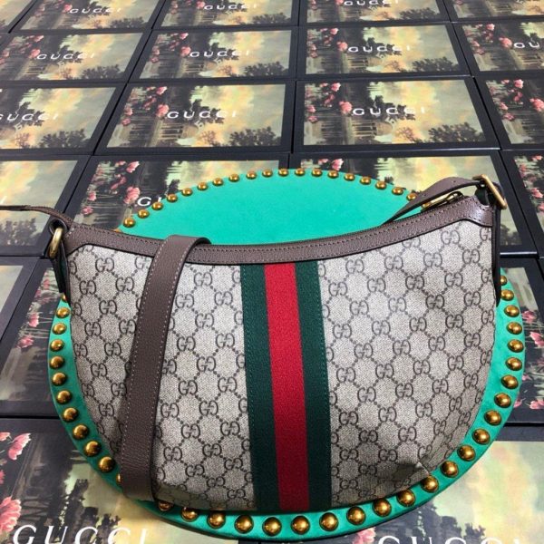 Gucci ‎598125 Ophidia GG Small Shoulder Bag Brown - Voguebags