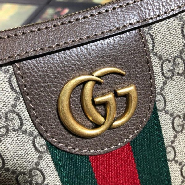 Gucci ‎598125 Ophidia GG Small Shoulder Bag Brown - Voguebags