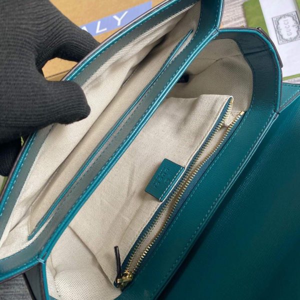 Gucci ‎602204 Gucci Horsebit 1955 Small Shoulder Bag Blue | gucci 602204 gucci horsebit 1955 small shoulder bag 18