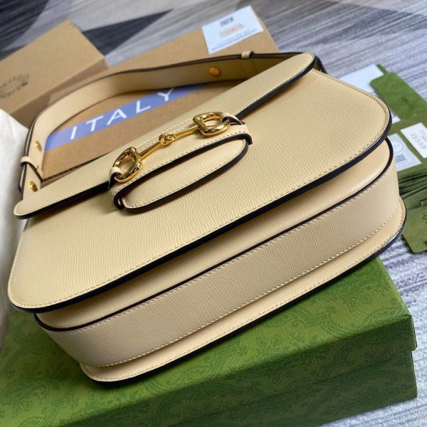 Gucci ‎602204 Gucci Horsebit 1955 Small Shoulder Bag Beige | gucci 602204 gucci horsebit 1955 small shoulder bag 25