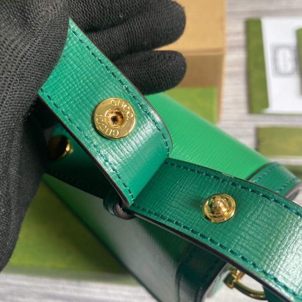 Gucci ‎602204 Gucci Horsebit 1955 Small Shoulder Bag Green | gucci 602204 gucci horsebit 1955 small shoulder bag 3