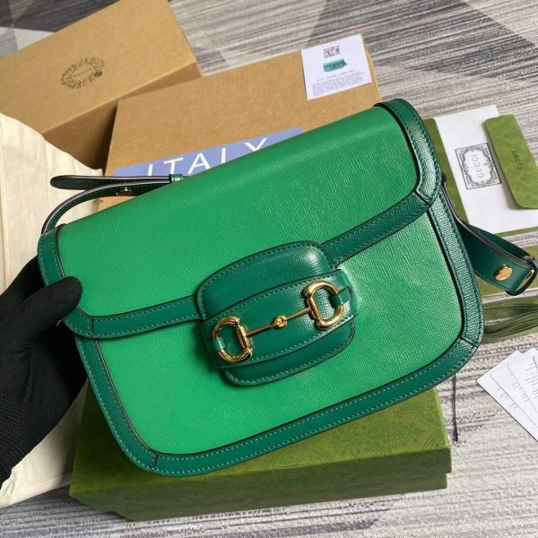 Gucci ‎602204 Gucci Horsebit 1955 Small Shoulder Bag Green | gucci 602204 gucci horsebit 1955 small shoulder bag 4
