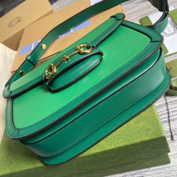 Gucci ‎602204 Gucci Horsebit 1955 Small Shoulder Bag Green | gucci 602204 gucci horsebit 1955 small shoulder bag 5