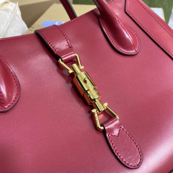 Gucci 649016 Gucci Jackie 1961 Medium Tote Bag Red | gucci 649016 gucci jackie 1961 medium tote bag 32