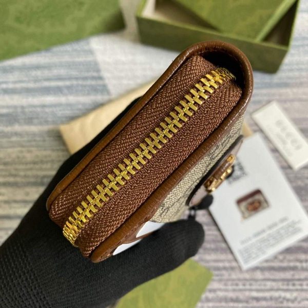 Gucci ‎‎658549 Gucci Horsebit 1955 Card Case Brown | gucci 658549 gucci horsebit 1955 card case 4