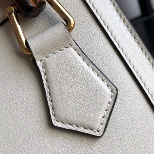 Gucci Diana Mini tote bag top handle bag Gucci ‎655661 White | gucci diana mini tote bag top handle bag gucci 655661 white 7