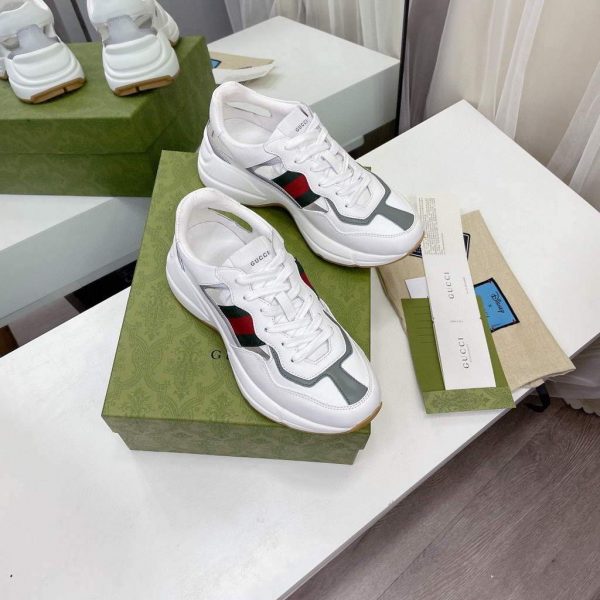 Gucci Women Men's Rhyton Sneaker 657977 White | gucci women mens rhyton sneaker 657977 white 2