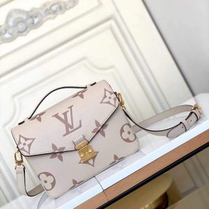 LV M45596 Louis Vuitton Pochette Métis M45773 Bag Cream Pink - luxibagsmall