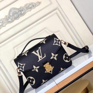 LV M45773 Louis Vuitton Pochette Métis M45596 Bag Black Beige - luxibagsmall