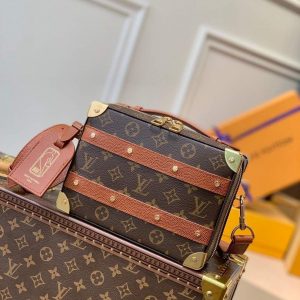 LV M45785  Louis Vuitton LVxNBA Handle Trunk Monogram - luxibagsmall