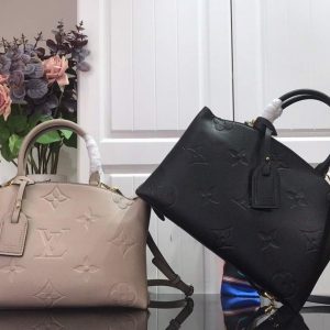 LV M45811 Louis Vuitton Grand Palais Monogram Tote Bag Black M45833