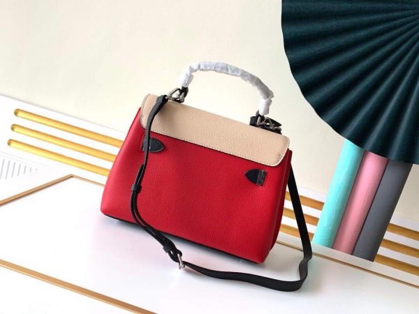 LV M53950 Louis Vuitton Lockme Ever BB Handbag M56645 Red | lv m53950 louis vuitton lockme ever bb handbag m56645 13