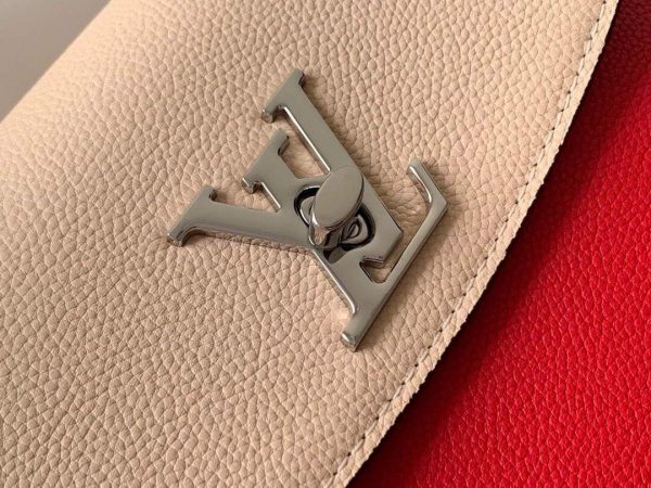 LV M53950 Louis Vuitton Lockme Ever BB Handbag M56645 Red | lv m53950 louis vuitton lockme ever bb handbag m56645 15