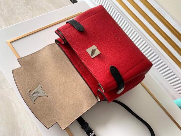LV M53950 Louis Vuitton Lockme Ever BB Handbag M56645 Red | lv m53950 louis vuitton lockme ever bb handbag m56645 17