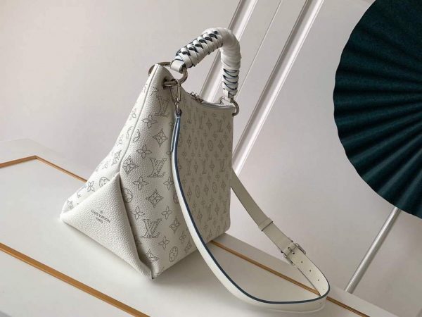 LV M56084 Louis Vuitton M56073 Beaubourg Hobo MM Mahina White | lv m56084 louis vuitton m56073 beaubourg hobo mm mahina white 2