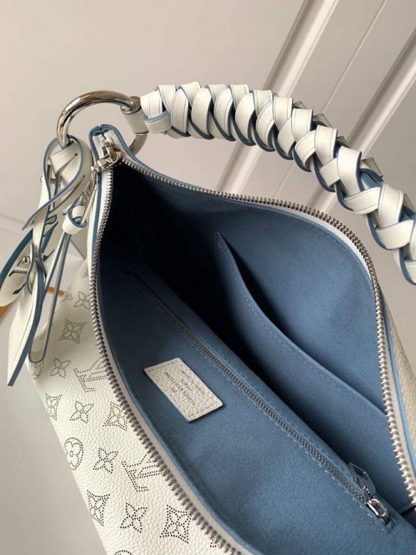 LV M56084 Louis Vuitton M56073 Beaubourg Hobo MM Mahina White | lv m56084 louis vuitton m56073 beaubourg hobo mm mahina white 8