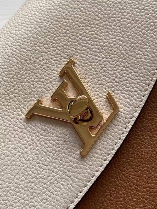 LV M56645 Louis Vuitton Lockme Ever BB Handbag M56321 Caramel Brown | lv m56645 louis vuitton lockme ever bb handbag m56321 5