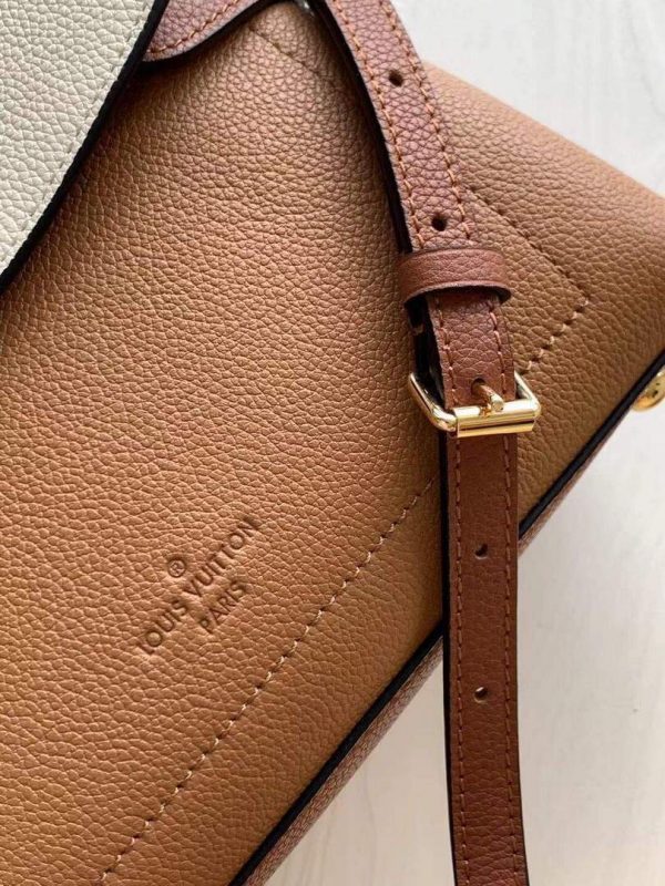 LV M56645 Louis Vuitton Lockme Ever BB Handbag M56321 Caramel Brown | lv m56645 louis vuitton lockme ever bb handbag m56321 6