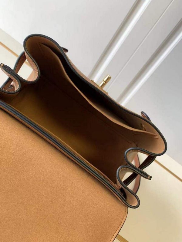 LV M56645 Louis Vuitton Lockme Ever BB Handbag M56321 Caramel Brown | lv m56645 louis vuitton lockme ever bb handbag m56321 8