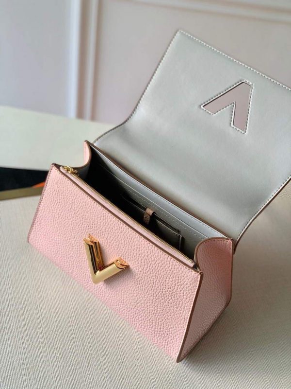 LV M57214 Louis Vuitton Twist One Handle PM Bag M57897 Greige | lv m57214 louis vuitton twist one handle pm bag m57897 greige 8