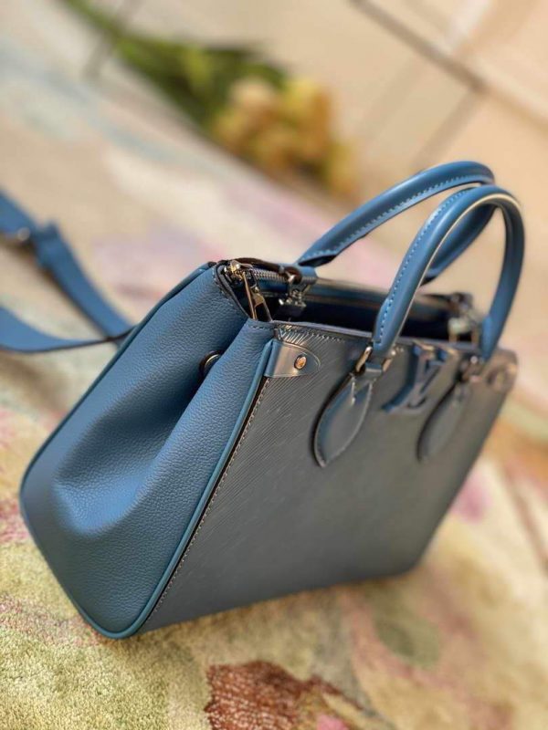 LV M57681 Louis Vuitton Grenelle Tote PM M57680 Blue | lv m57681 louis vuitton grenelle tote pm m57680 3