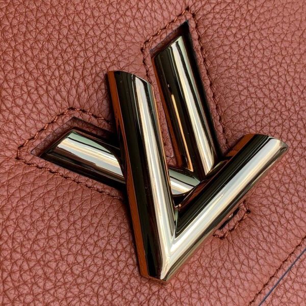 LV M57897 Louis Vuitton Twist One Handle PM Bag M57214 Brown | lv m57897 louis vuitton twist one handle pm bag m57214 6