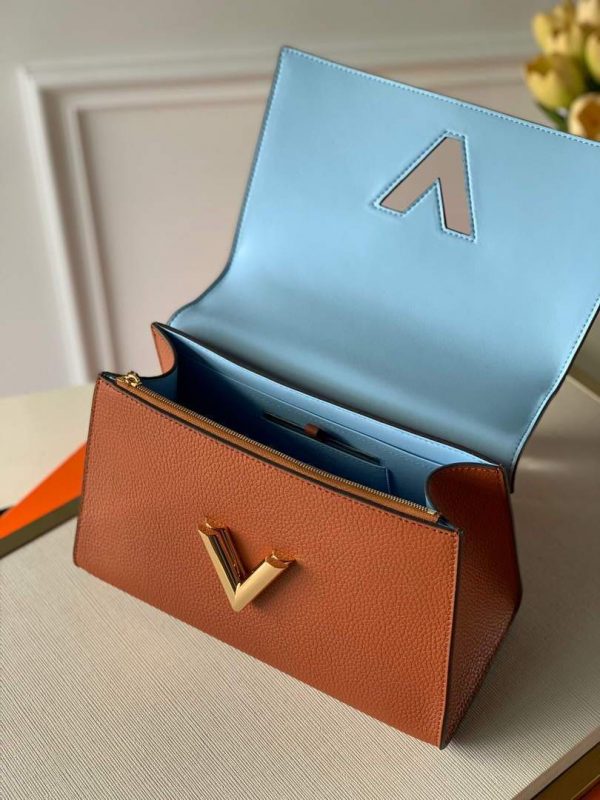 LV M57897 Louis Vuitton Twist One Handle PM Bag M57214 Brown | lv m57897 louis vuitton twist one handle pm bag m57214 9
