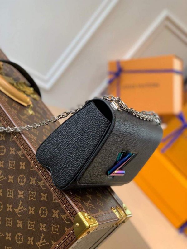 LV M58597 Louis Vuitton Twist Medium Bag Black | lv m58597 louis vuitton twist medium bag black 3