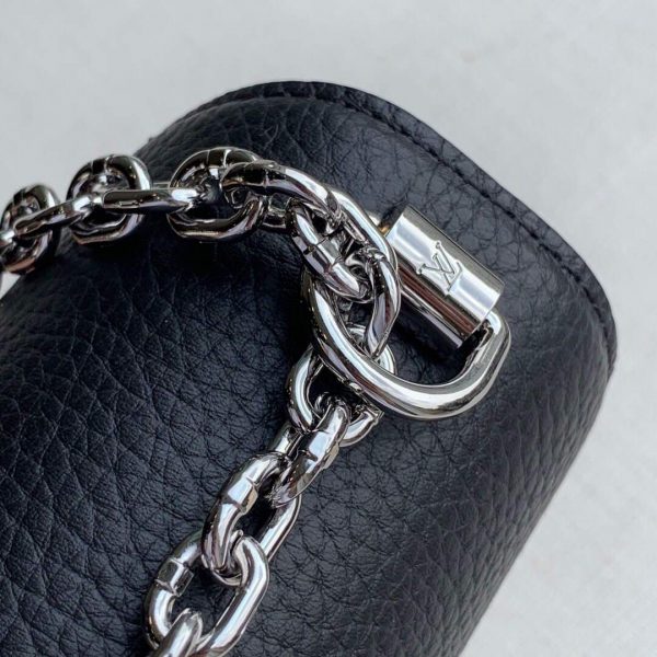 LV M58597 Louis Vuitton Twist Medium Bag Black | lv m58597 louis vuitton twist medium bag black 6