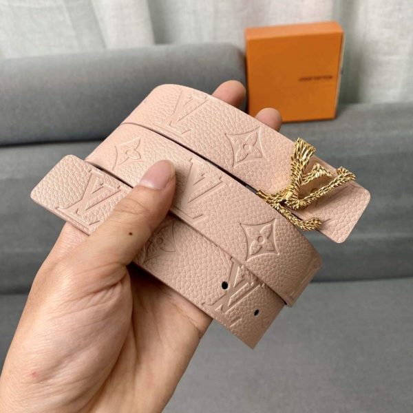 LV Women's Belts Collection Louis Vuitton Initials 30MM Belt 19010 | lv womens belts collection louis vuitton initials 30mm belt 14