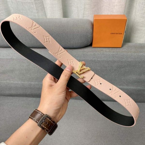 LV Women's Belts Collection Louis Vuitton Initials 30MM Belt 19010 | lv womens belts collection louis vuitton initials 30mm belt 15